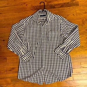 Tommy Hilfiger dark blue stripper button down